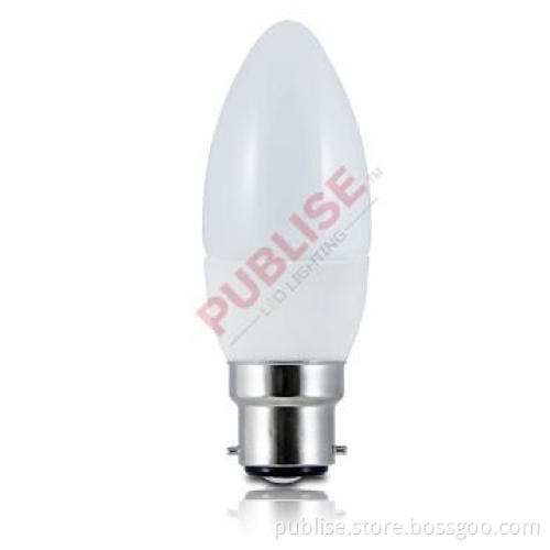 Fosted C37 led Candle lights with B22 base,Samsung ACLED